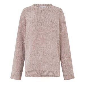 Jack Wills Womens/Ladies Chenille Crew Neck Sweater Top / Taupe